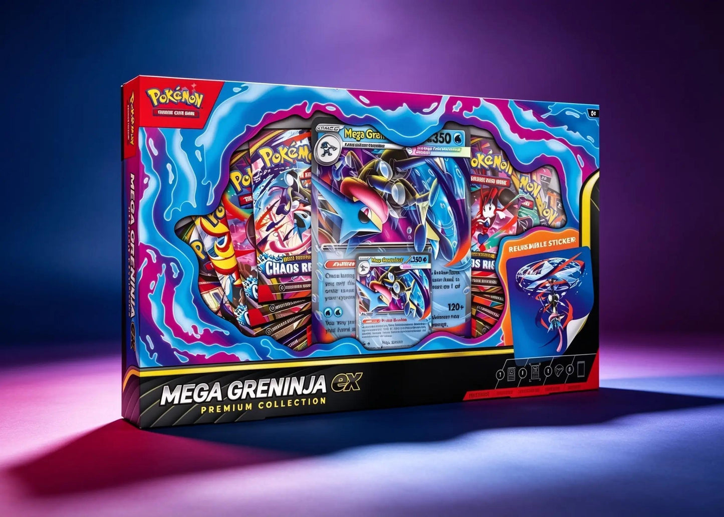 Pokemon Chaos Rising Mega Greninja EX Premium Collection