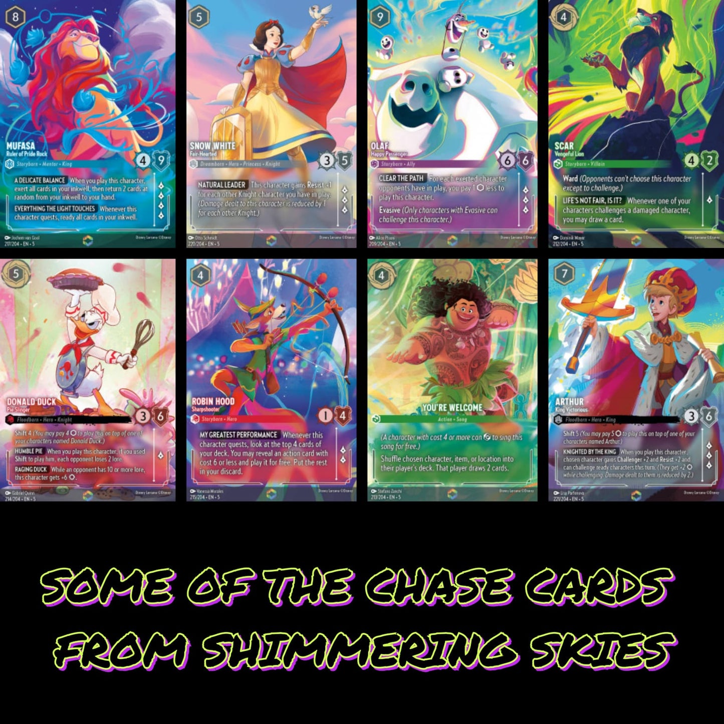 Disney Lorcana TCG: Shimmering Skies Booster Pack