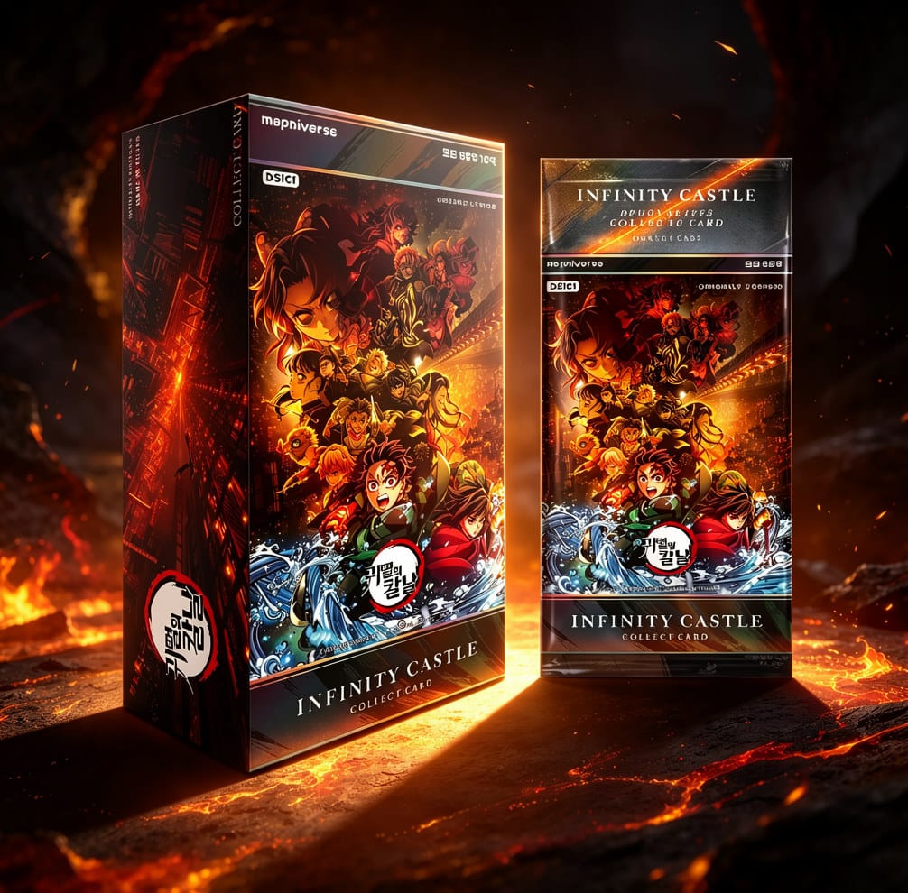 Mapniverse Demon Slayer: Kimetsu no Yaiba Booster Box– Collectible Anime Trading Cards