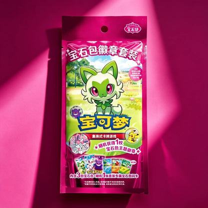 Pokemon Gem Badge Pack Chinese