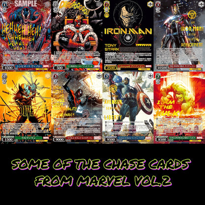 Marvel VOL.2 Weiss Schwarz Booster Pack Japanese