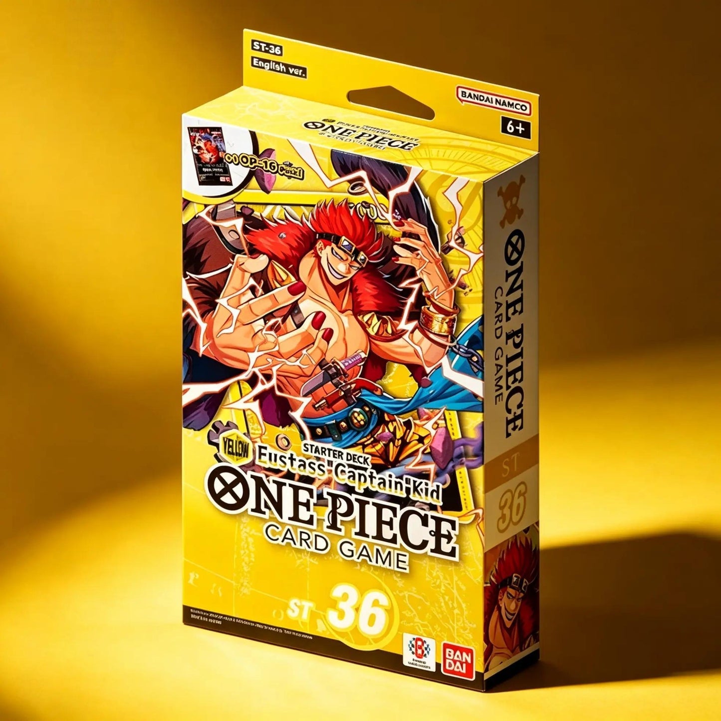 One Piece Card Game: Starter Deck ST-36 Yellow Eustass Kid | Official Bandai TCG