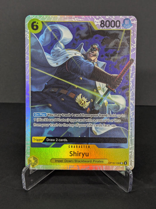 Shiryu OP16-108 SR Super Rare - One Piece TCG