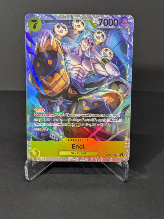 Enel OP05-100 SR / One Piece Card Game Awakening of the New Era
