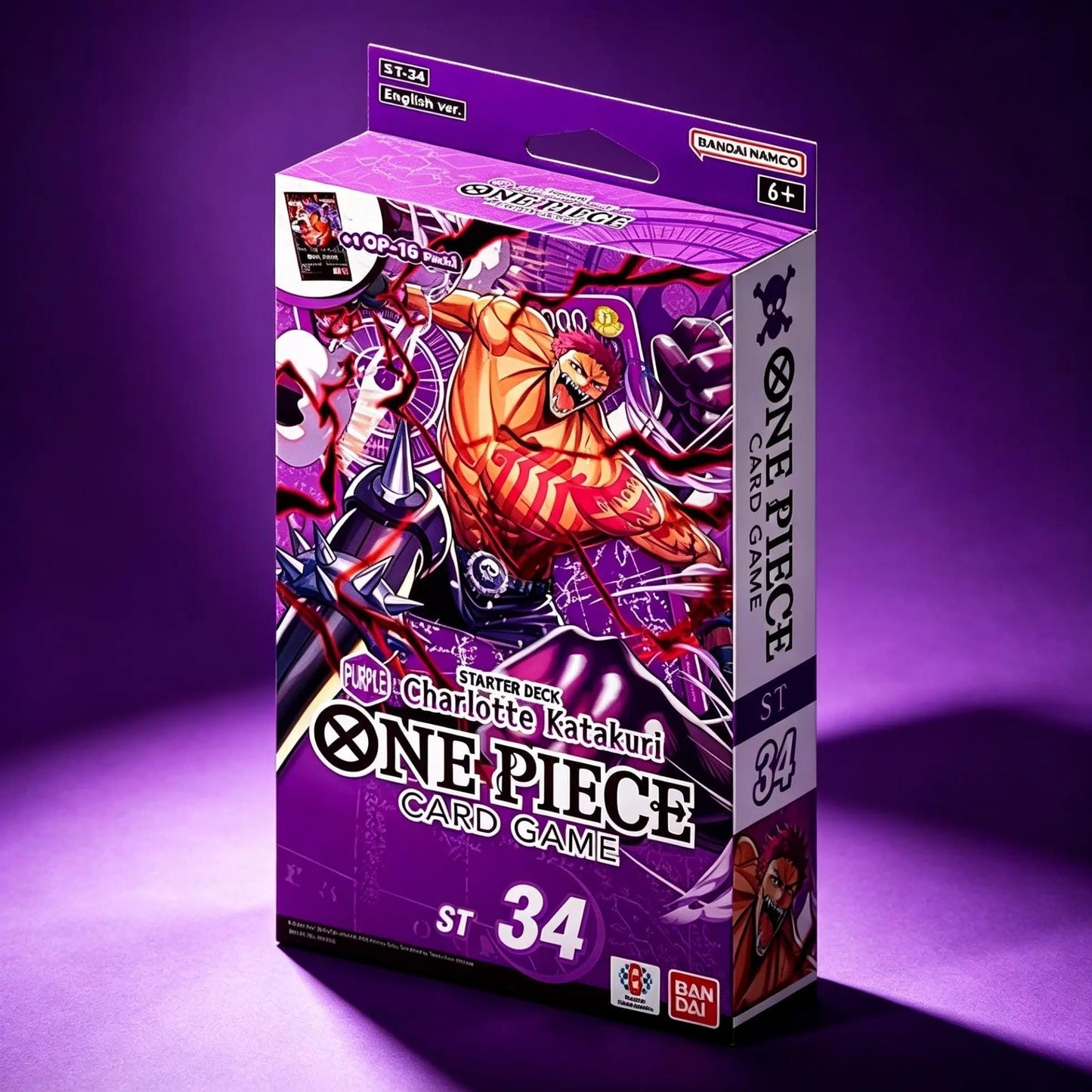 One Piece Card Game: Starter Deck ST-34 Purple Charlotte Katakuri | Official Bandai TCG