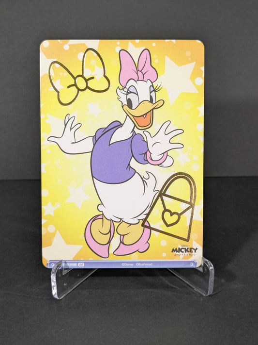 Weiss Schwarz Blau Disney: Daisy Duck (Stamped) DSY/01B-019B / Foil TCG Collectible Card