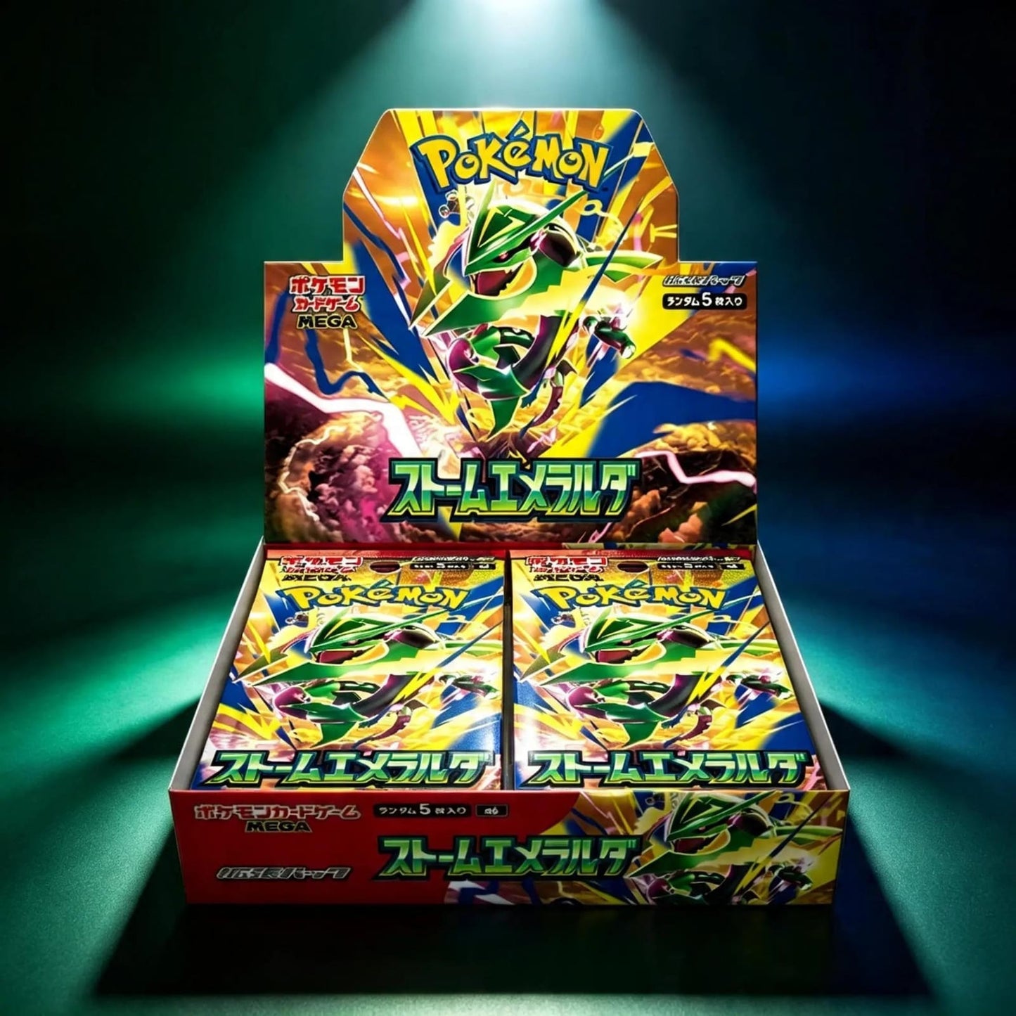 Pokémon Storm Emeralda Booster Box (M6) Japanese Edition | Factory Sealed with Shrink Wrap