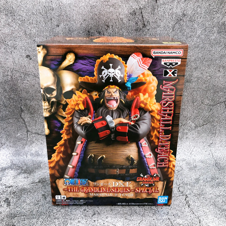 Official One Piece Marshall D. Teach (Blackbeard) DXF The Grandline Series Figure - 18cm
