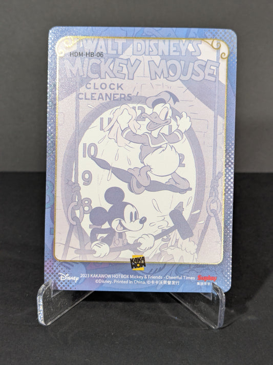2023 Kakawow Disney HotBox Cheerful Times "Clock Cleaners" Poster Card (HDM-HB-06)