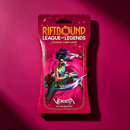 Riftbound TCG: Vendetta sleeved Booster Pack (Set 4) | League of Legends Trading Card Game