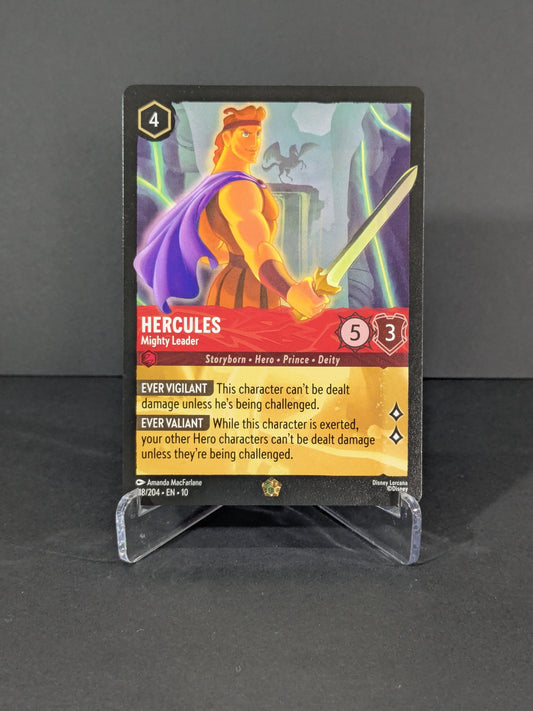 Hercules 118/204 Legendary – Disney Lorcana TCG Collectible Card Singles