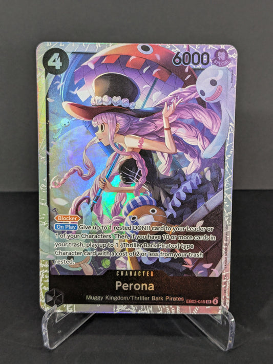 Perona EB03-045 SR (Super Rare) - One Piece Card Game: Extra Booster Heroines Edition