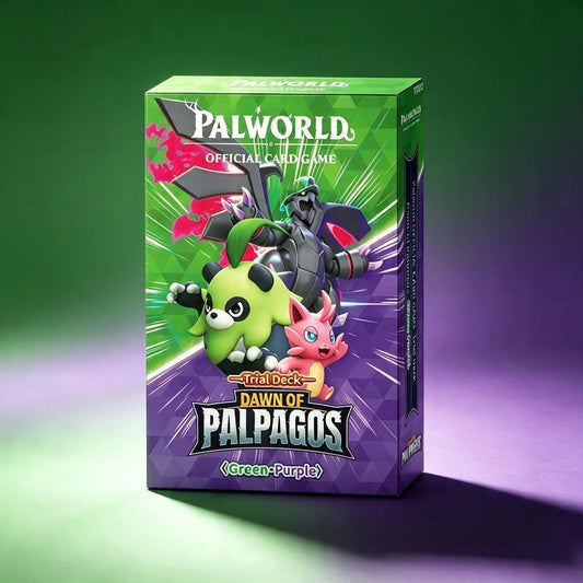 Palworld Official TCG: Dawn of Palpagos Green & Purple Trial Deck