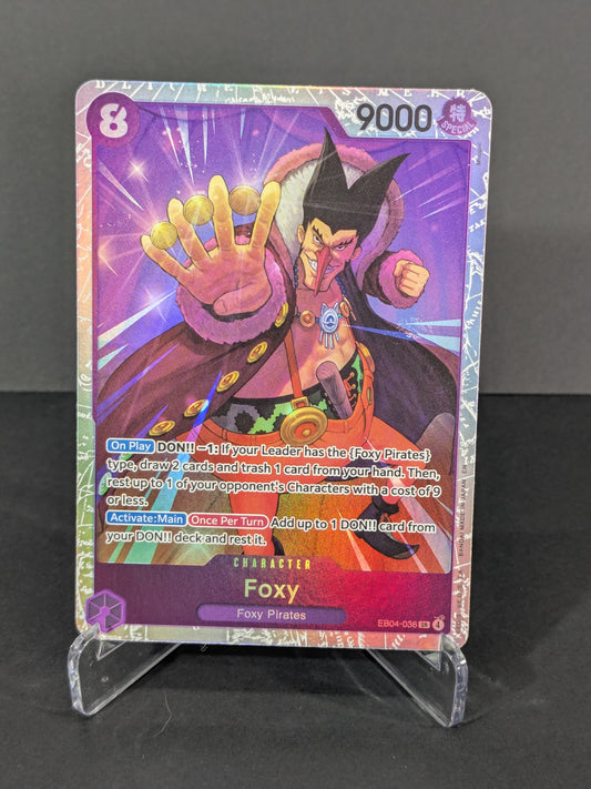 Foxy EB04-036 SR – Super Rare One Piece TCG