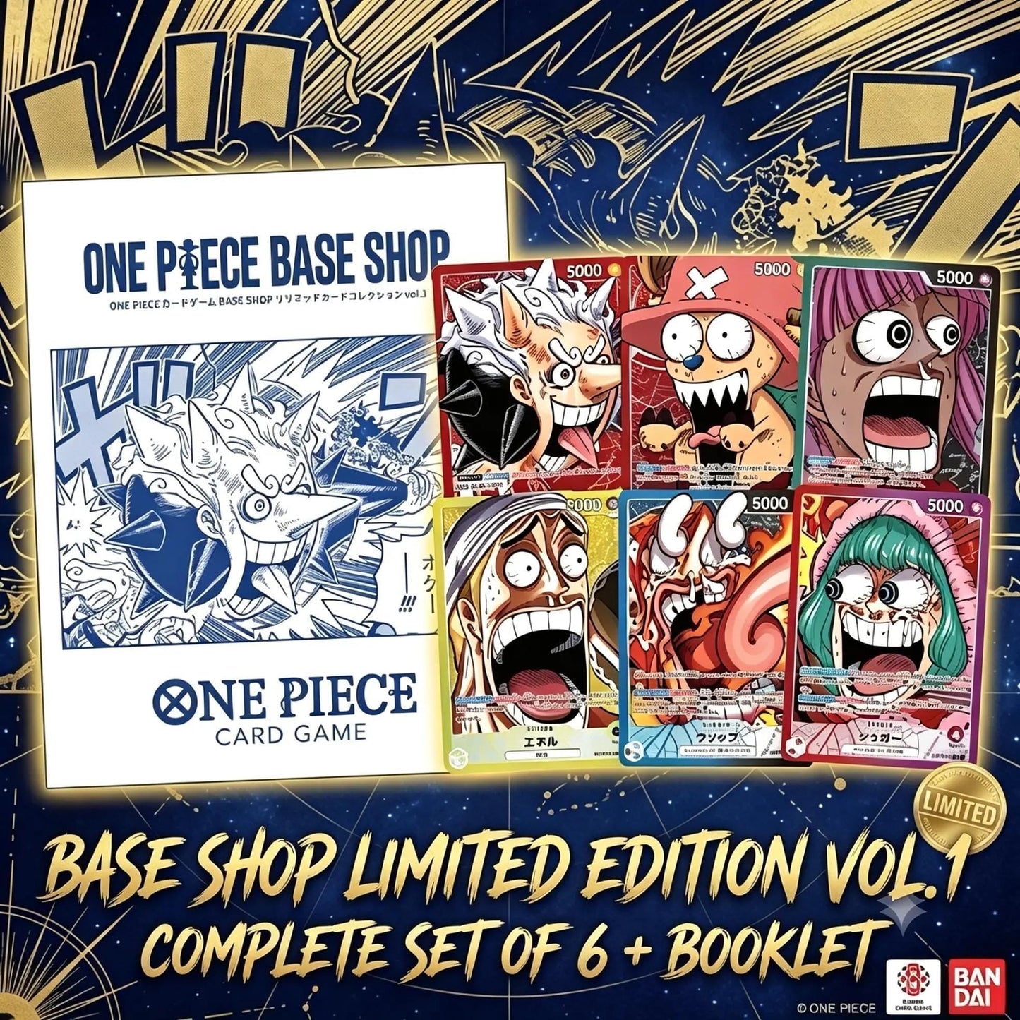 ONE PIECE Card Game: Japanese BASE SHOP Limited Card Collection Vol. 1