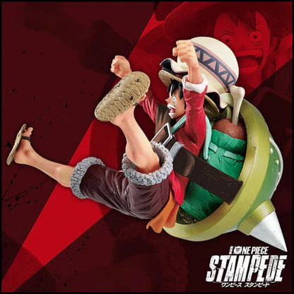 One Piece Stampede: Monkey D. Luffy Ichibansho Figure (8cm) – Authentic Collectible